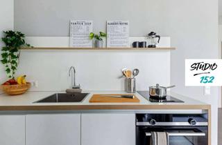 Immobilie mieten in Dotzheimer Straße 152, 65197 Wiesbaden, Studio 152: Möbliertes Studenten-Apartment mit EBK, ALL-IN-MIETE, UVM. im Herzen Wiesbadens