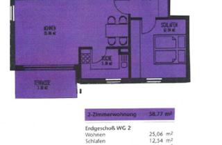 Wohnung kaufen in Amalienstraße, 16727 Velten, Wohnen im Grünen - 2-Zimmer-Wohnung mit Gartenanteil