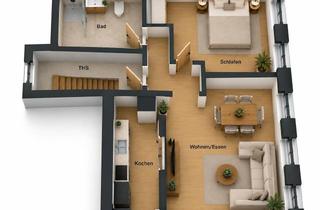 Wohnung mieten in Beim Fruchtkasten, 72574 Bad Urach, Moderne 2-Zimmer-Wohnung | XXL-Dusche | Erstbezug | Energieeffizient