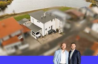 Haus kaufen in 68647 Biblis, Preisreduktion: Erstklassiges Wochenendhaus auf Landzunge – Ruhe, Komfort und spektakuläre Aussicht!