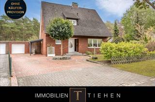 Einfamilienhaus kaufen in 49716 Meppen, Wo der Garten auf den Wald trifft: Einfamilienhaus auf 1.113 m² Eigentumsgrundstück in Meppen-Hüntel