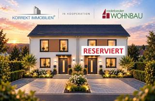 Haus kaufen in 01445 Radebeul, Nur noch 1 Haushälfte verfügbar - Moderner Wohntraum in Radebeul | 137 m² Wfl. | Schlüsselfertig