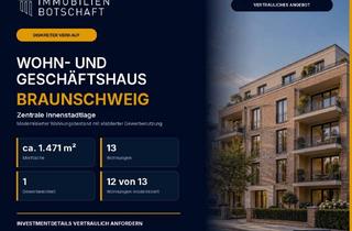 Anlageobjekt in 38100 Innenstadt, Substanzstarkes Investment in Innenstadtlage: Modernisiertes Wohn- und Geschäftshaus