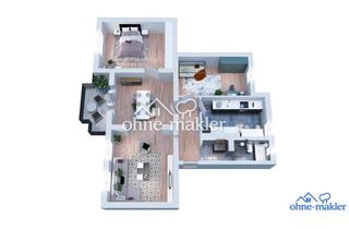 Wohnung mieten in 12587 Berlin, Erstbezug nach hochwertiger Vollsanierung - lichtdurchflutete 3-Zimmer-Wohnung mit eigenem Garten