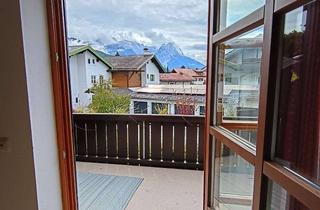 Wohnung mieten in Zirbelkopfstrasse, 82467 Garmisch-Partenkirchen, Sonnendurchflutete Wohnung mit 2 Balkonen und Alpspitzblick