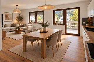 Wohnung mieten in 54346 Mehring, Modernisierte 3-Zimmer-Erdgeschosswohnung mit Büro, großem Balkon und Einbauküche in Mehring