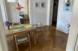 Wohnung mieten in Giselastraße 16, 80802 Schwabing-Freimann, Hochwertig möblierte 3-Zimmer-Altbauwohnung in Schwabing am Englischen Garten – ab 01.11.