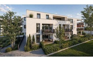 Wohnung kaufen in 88471 Laupheim, Erstbezug! Neubau-Erdgeschosswohnung mit eigenem Gartenanteil & herrlicher Sonnenterrasse