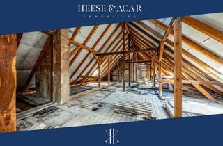 Wohnung kaufen in 12487 Johannisthal, Dachgeschoss Rohling mit Baugenehmigung & Architektenplanung für 4 Maisonette-Wohnungen