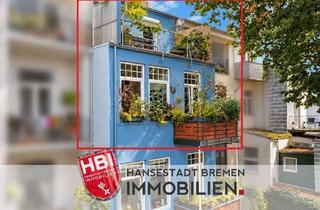 Wohnung kaufen in 28203 Fesenfeld, Östliche Vorstadt / Viertel / Stilvolle Maisonette mit Altbaucharme & Sonnenterrasse