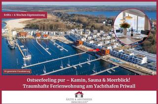 Wohnung kaufen in 23570 Travemünde, Ostseefeeling pur – Kamin, Sauna & Meerblick!Traumhafte Ferienwohnung am Yachthafen Priwall