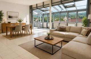 Penthouse kaufen in 76593 Gernsbach, Wohnen über den Dächern von Gernsbach - Penthouse mit Dachterrassen und Wintergarten