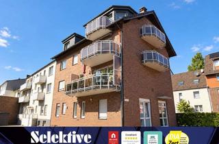 Wohnung mieten in 47229 Rheinhausen-Mitte, Du-Friemersheim: Helle 2-Zimmer Dachgeschosswohnung mit Balkon, Einbauküche und Stellplatz!!