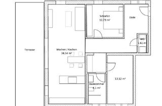 Wohnung mieten in Lilienstraße 10, 63303 Dreieich, 3 Zi-Wohnung, 107m², Terrasse mit Garten, Gäste-WC, 2 Stellplätze, Klimaanlage, Erstbezug Jan. 2027