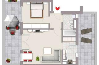Penthouse mieten in Wermathen, 12529 Schönefeld, Penthouse in Schönefeld: 2-Zimmer-Wohnung mit 50 Quadratmetern