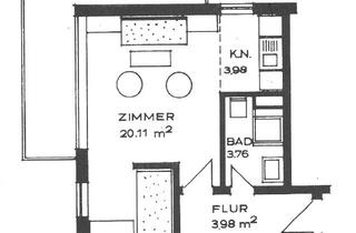 Wohnung mieten in Platter Straße 152 A, 65193 Wiesbaden, Erstbezug nach Sanierung 1,5 Zimmer Wohnung