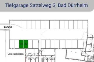Immobilie kaufen in Sattelweg 3 + 3/1, 78073 Bad Dürrheim, Doppel Tiefgargenplatz nebeneinander liegend