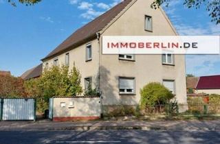 Einfamilienhaus kaufen in 06925 Annaburg, IMMOBERLIN.DE - Haus mit Nebengebäuden & Sanierungspotenzial auf großem Grundstück nahe der Elbe
