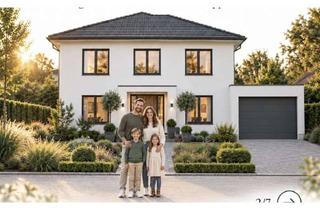 Villa kaufen in 35418 Buseck, Neubau-Highlight: Moderne Stadtvilla in Buseck-Trohe – KFW-Standard 55, inkl. Grundstück