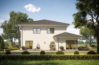 Haus kaufen in 75173 Südweststadt, Toskanisches Flair, Lieblingsmenschen nebenan - Doppelhaus FamilyStyle 26.03 W mit Walmdach ab 566.7