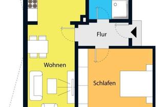 Wohnung mieten in 01640 Coswig, Ideale Wohnung mit offener Küche! Tageslichtbad!