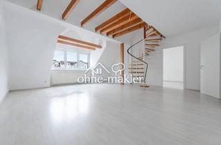 Lofts mieten in 64625 Bensheim, Loft-Feeling auf zwei Ebenen: Maisonette mit Galerie und Balkon mitten in Bensheim