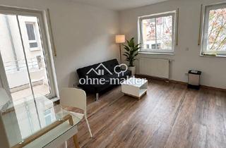 Wohnung mieten in 91052 Erlangen, Stilvoll möblierte 2-Zimmer-Wohnung mit Balkon in zentraler Innenstadtlage inkl. TG-Stellplatz