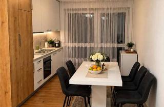 Wohnung mieten in 65428 Rüsselsheim, Moderne 3-Zimmer-Erdgeschosswohnung mit Terrasse, Garten und zwei Bädern
