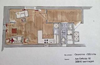 Wohnung mieten in Am Ortfelde 16, 30916 Isernhagen, Helle 1- Zi- Wohnung in Isernhagen NB