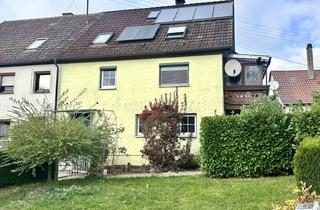 Doppelhaushälfte kaufen in 73488 Ellenberg, Doppelhaushälfte mit viel Platz und Nutzungspotenzial