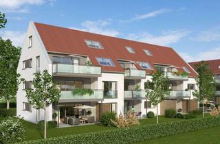 Wohnung kaufen in 85276 Pfaffenhofen, Neuwertige sonnige 3-Zi.-OG-Whg. mit großem S-/W-Balkon (15,82 m²) in Niederscheyern inkl 2 Stellpl.
