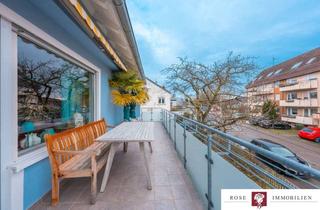 Wohnung kaufen in 71336 Waiblingen, Helle und top-gepflegte Maisonette-Wohnung mit großem Süd-Balkon, 2 Bädern, hochwertige EBK und GA