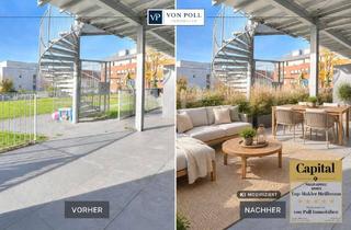 Wohnung kaufen in 74072 Heilbronn, Zentral in Heilbronn investieren oder selbst einziehen – 2 Zimmer, Terrasse und Tiefgarage