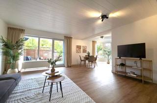 Wohnung kaufen in 63785 Obernburg, Renovierte Eigentumswohnung mit eigenem Garten, Kaminofen, Einbauküche, Garage - Provisionsfrei!