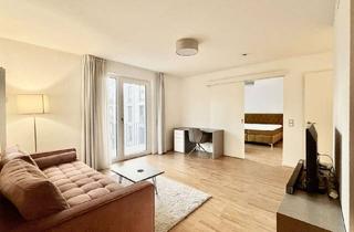 Wohnung mieten in Dörpfeldstraße, 12489 Adlershof, Vollmöbliertes Apartment mit großem Balkon zum ruhigen Hinterhof | barrierefrei | Aufzug | EBK