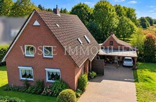Haus kaufen in 26683 Saterland, Courtagefrei für Käufer - Großzügiges Zweifamilienhaus mit großem Grundstück in schöner Lage