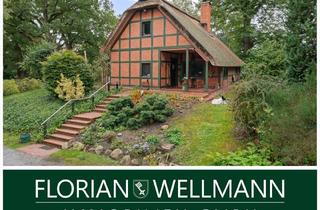 Haus kaufen in 28865 Lilienthal, Lilienthal | Gemütlicher Wohntraum in idyllischer Privatsphäre – Reetdachhaus mit 1,8 ha Grundstück.