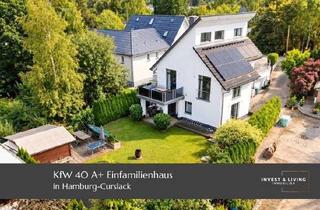 Einfamilienhaus kaufen in 21037 Curslack, KfW40 A+ Einfamilienhaus mit Wärmepumpe, Photovoltaik- und Solaranlage