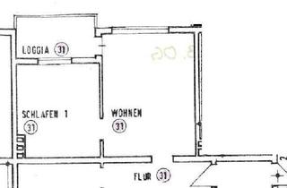 Anlageobjekt in 38118 Braunschweig, !!!Vermietet!!! 3 Zimmer Wohnung mit neuem Balkon und Blick ins Grüne