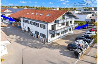 Büro zu mieten in 86899 Landsberg, Geräumige Gewerbeflächen mit Büro, zusätzlicher Halle, Außenflächen, Parkplätzen und Keller