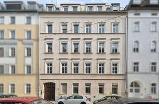 Wohnung kaufen in 80469 Ludwigsvorstadt-Isarvorstadt, Charmante 3-Zimmer-Altbauwohnung im Herzen von München, Denkmalschutz, Wohnrecht