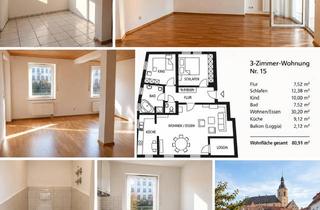 Wohnung mieten in 73479 Ellwangen, Wohnen mit Charakter: 3-Zimmer-Wohnung in Ellwangen