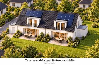 Doppelhaushälfte kaufen in 28790 Schwanewede, Schwanewede / Effizienzhaus 40, moderne Neubau-Doppelhaushälfte mit Garage, Garten und Südterrasse