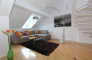 Wohnung mieten in 80469 München, Traumlage an der Isar. Möblierte 3,5 Zi. DG-Altbauwohnung mit Dachterrasse. Mitten im Glockenbach.