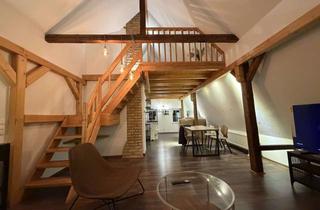 Immobilie mieten in 65203 Biebrich, Stilvolles, voll möbliertes Loft mit Schlafgalerie in Wiesbaden-Biebrich