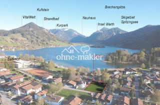 Immobilie kaufen in 83727 Schliersee, Grundstück mit Seeblick und Baugenehmigung 3 Familienhaus ohne Maklergebühr