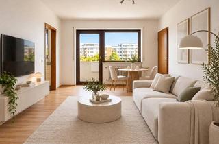 Wohnung kaufen in 86159 Universitätsviertel, Über den Dächern von Augsburg: 2-Zimmer-Wohnung mit Loggia, Lift & TG-Stellplatz, bezugsfrei