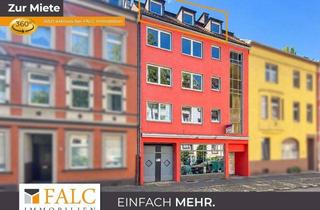 Wohnung mieten in Amtsgerichtsstraße 35, 47119 Duisburg, Lichtdurchflutete Dachgeschosswohnung mit Balkon und Einbauküche in Duisburg Ruhrort