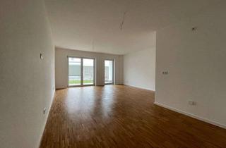 Wohnung kaufen in 63739 Aschaffenburg, Barrierefreie 2-Zimmer Wohnung mit Terrasse & Garten (Neubau 2020) - provisionsfrei