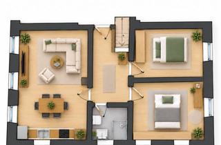 Wohnung mieten in 83454 Anger, Wohnen mit historischem Charme: frisch renovierte 2,5 Zimmerwohnung in Anger Vachenlueg